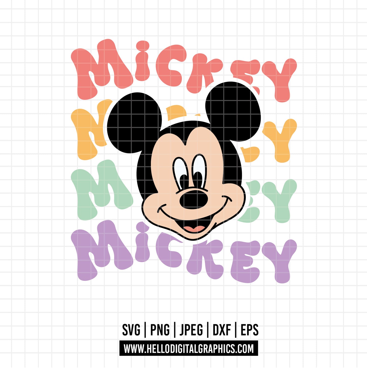 COD1600 - Disneyland svg, Mickey sketch svg, Mickey Svg, Disney svg, Magical svg