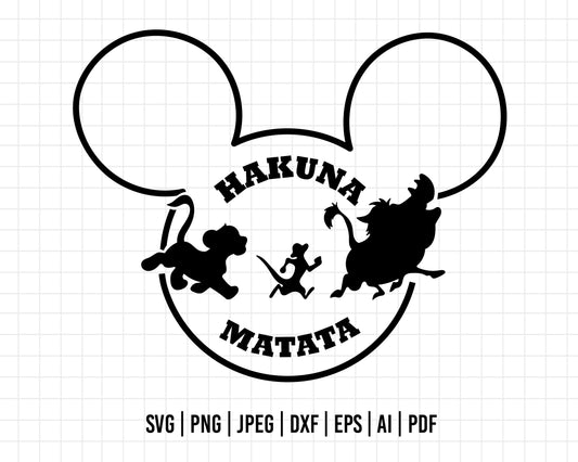 COD161- Hakuna Matata svg, Lion King Svg, Disney svg