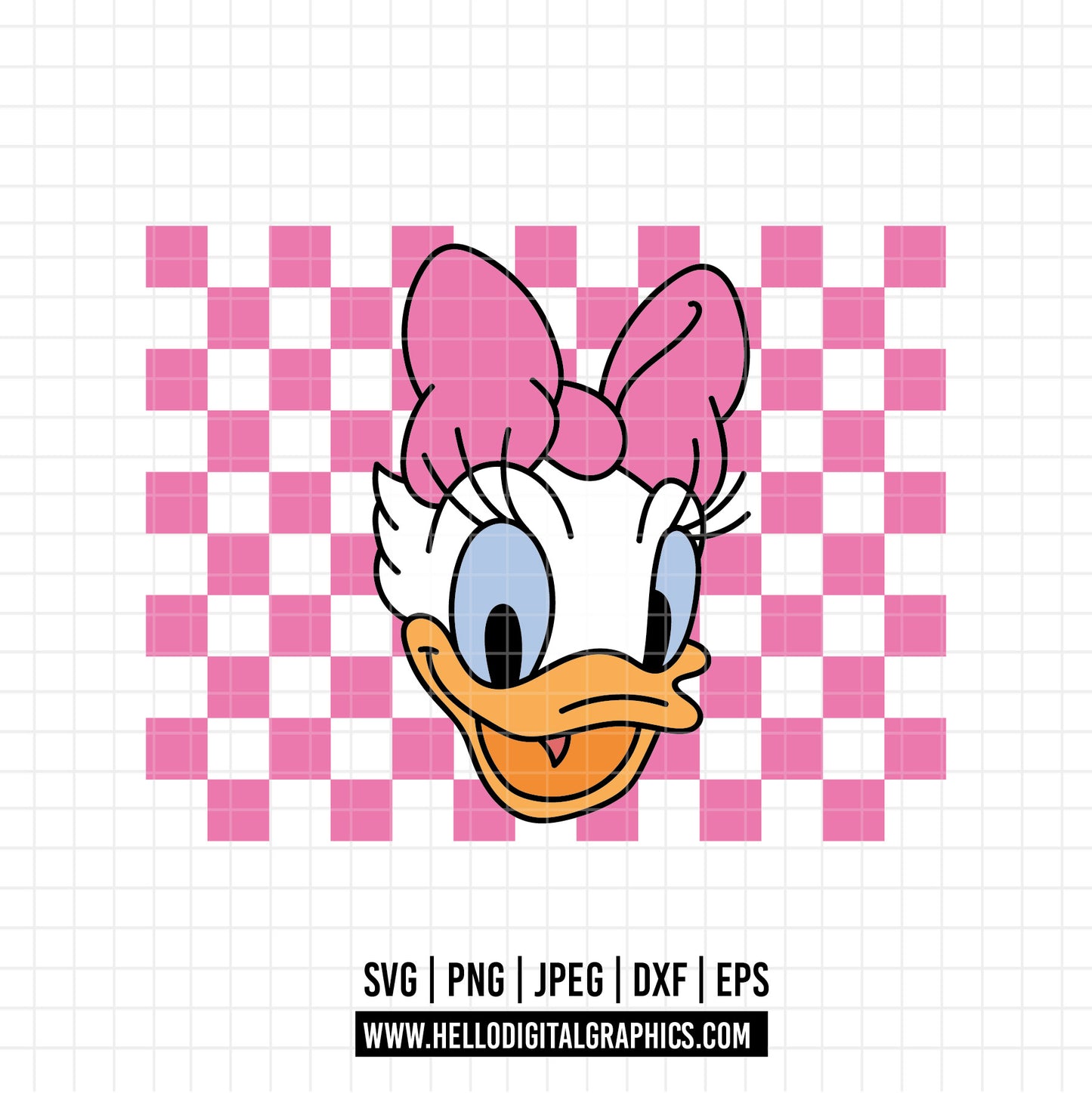 COD1623 - Checkered Daisy Svg, Retro Daisy Svg, Family Vacation Svg, Family Trip 2025 Svg, Magical Kingdom Svg, Png File For Sublimation