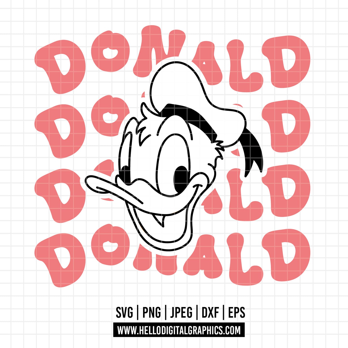 COD1625- Donald svg, Disney svg, Family Trip Svg, Happy Duck Face Svg, Family Vacation Svg, Vacay Mode Svg, Retro Family Trip Svg, Png Svg Files For Print, Instant Download