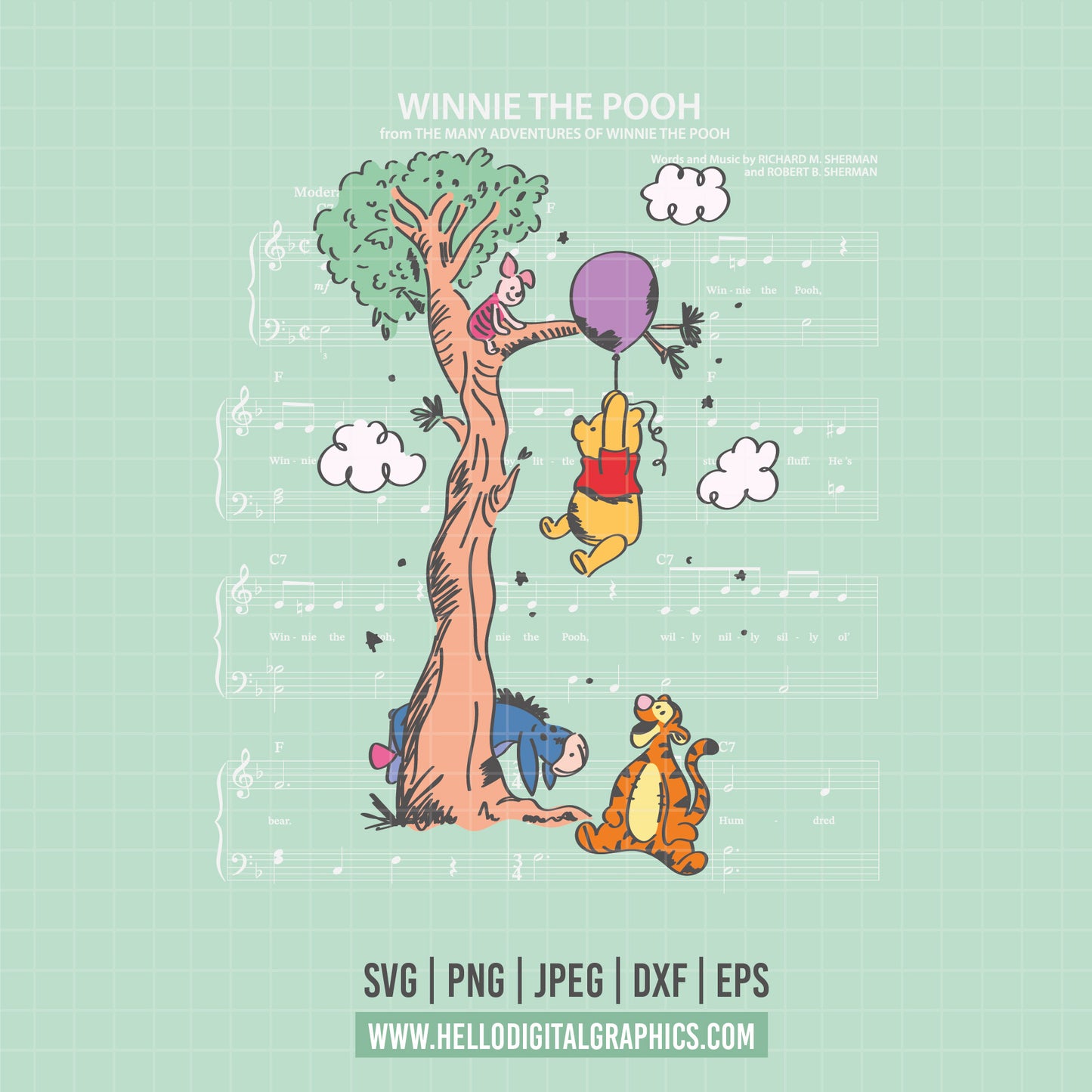 COD1648 Winnie the pooh svg, Winnie the Pooh Png, Disney svg