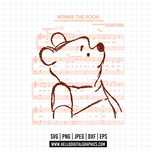 COD1652 Winnie the pooh svg, Winnie the Pooh Png, Disney svg