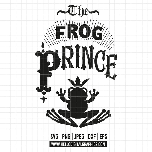 COD1653 - The frog prince svg, The frog and the Princess svg, tiana svg, frog svg, Princess svg, Disney svg