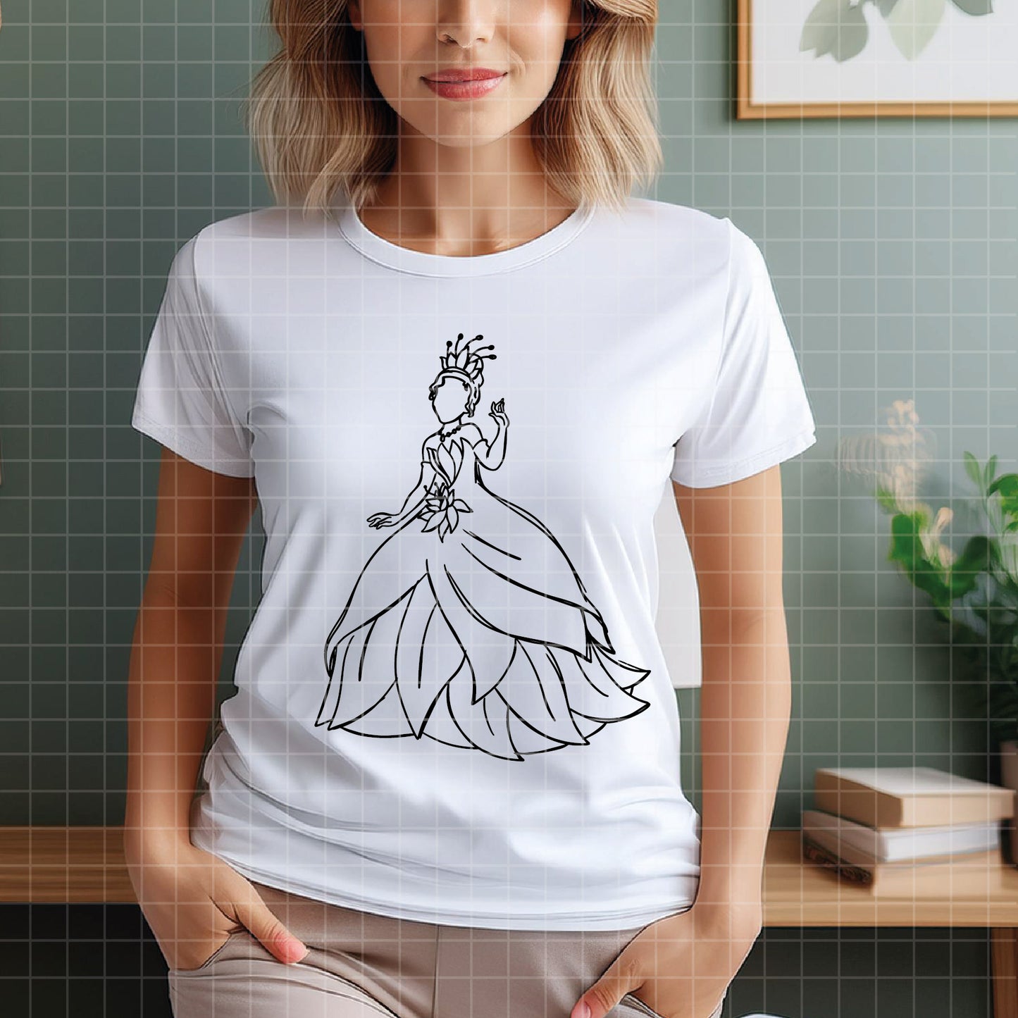 COD1660- The frog and the Princess svg, tiana svg, frog svg, Princess Tiana with Frog, cricut silhouette, Princess svg, Disney svg