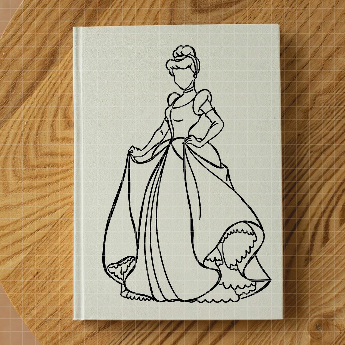 COD1669 - Cinderella svg, Princess svg, Princess for Cricut Silhouette, Tumbler svg, disney svg