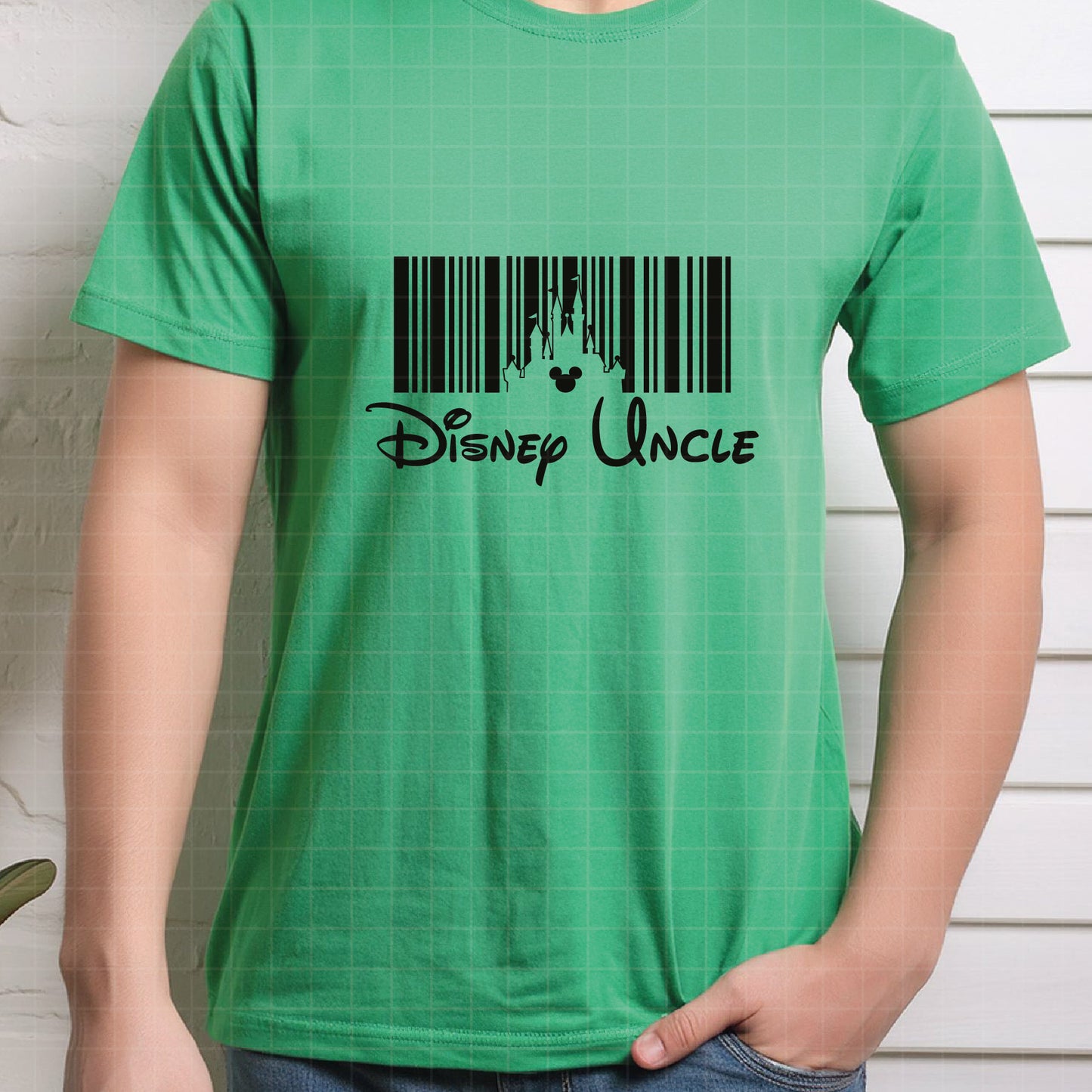 COD1719- Barcode Disney uncle svg, Aunt svg, uncle svg, disney svg, Silhouette, Cricut