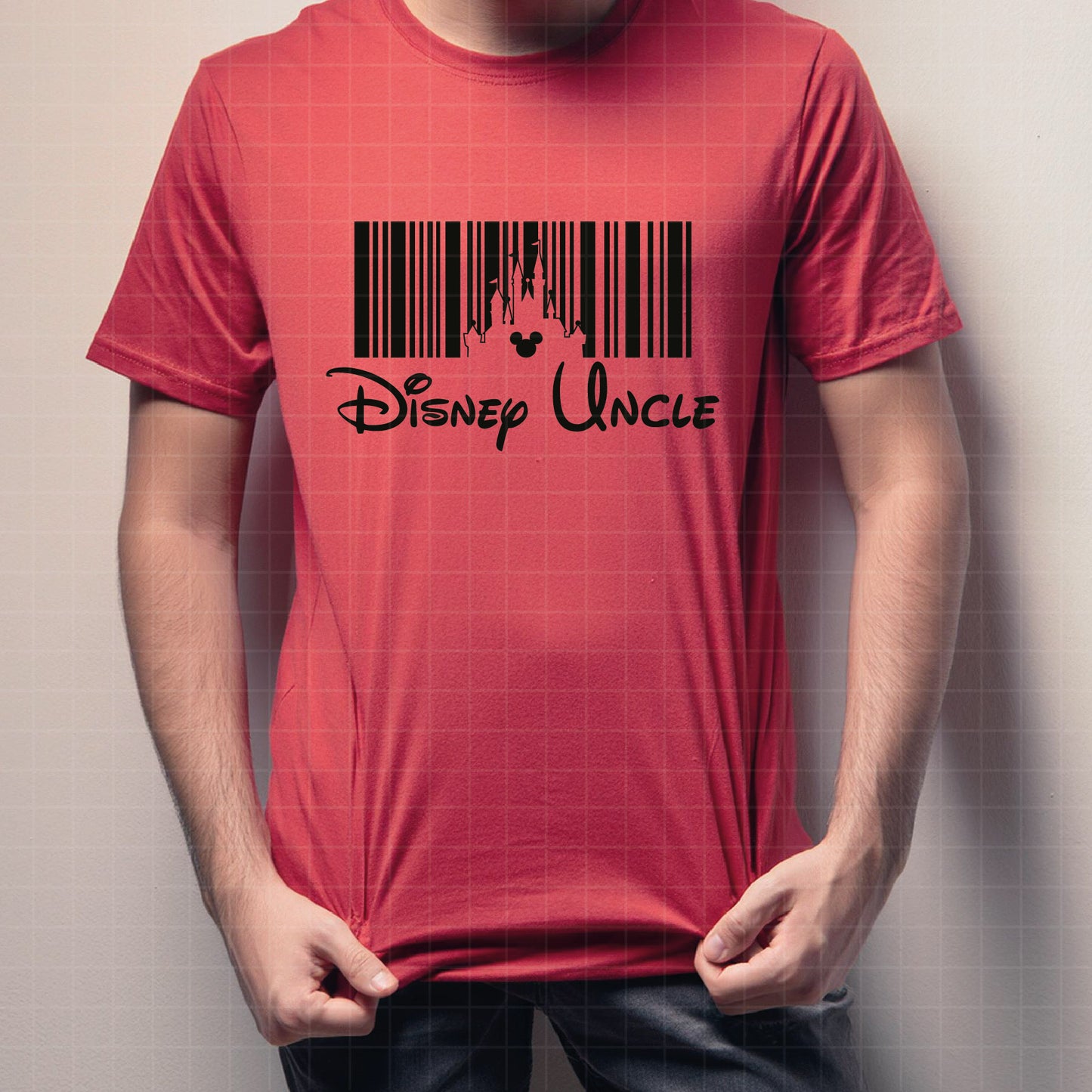 COD1719- Barcode Disney uncle svg, Aunt svg, uncle svg, disney svg, Silhouette, Cricut