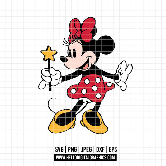 COD1740 -  Minnie mouse svg, Disney svg, minnie svg, Silhouette, Cricut