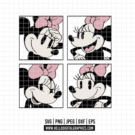 COD1783 -  Minnie mouse svg, Disney svg, minnie svg, Silhouette, Cricut