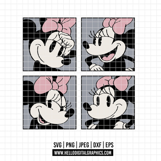 COD1796 -  Minnie mouse svg, Disney svg, minnie svg, Silhouette, Cricut