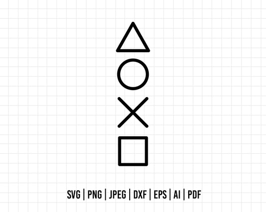 Video Game Button Pattern Svg GAMES – Hello