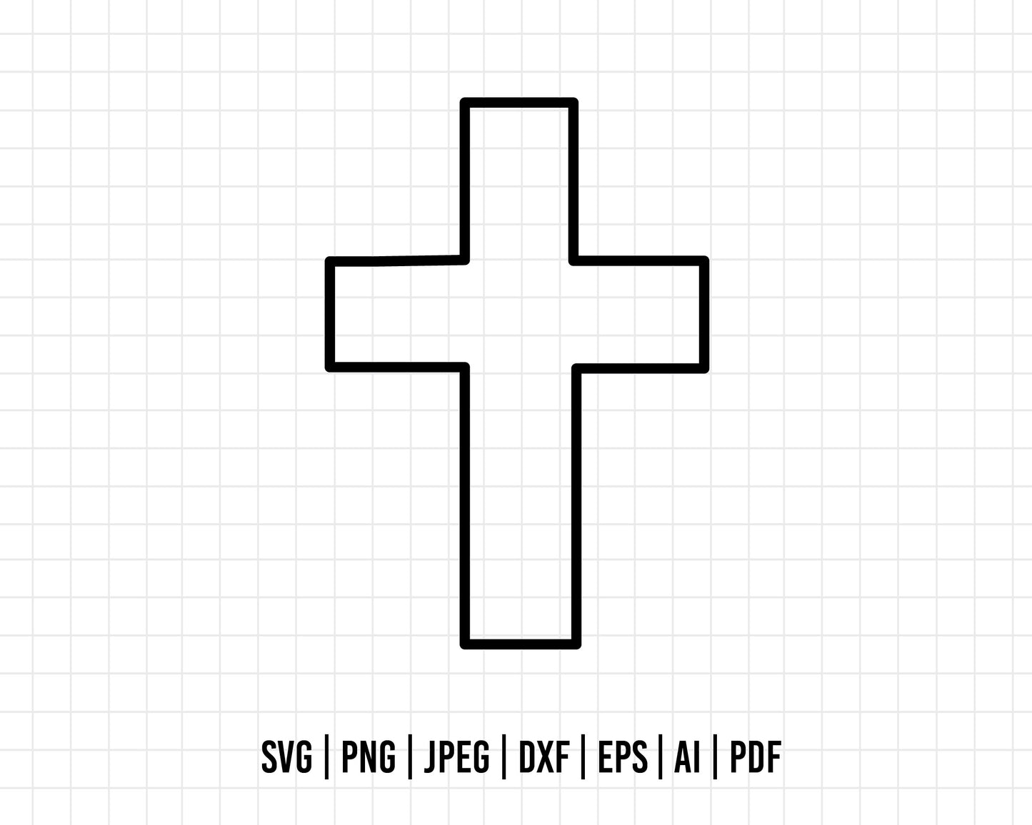 COD184- Cross SVG, Religious SVG, Rosary Digital Cutting Files SVG, Cricut file, Silhouette, Vector