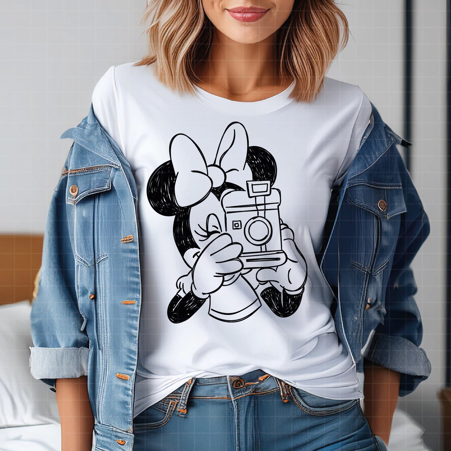 COD1867 -  Minnie mouse svg, Disney svg, minnie svg, Silhouette, Cricut, minnie dtf