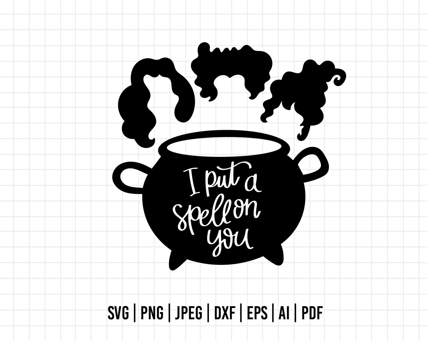 COD202- I put a spell on you svg, Sanderson witches svg, Halloween svg, Trick Or Treat Svg, Disney svg