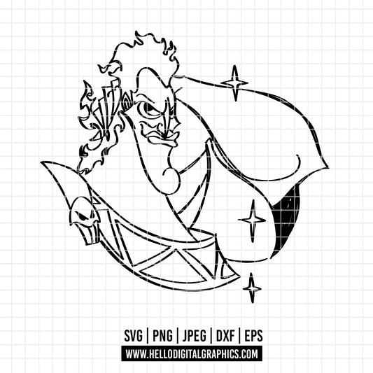 COD2028 - Hercules movie SVG, EPS, PNG File, Cricut, Digital, Printable, Hercules svg