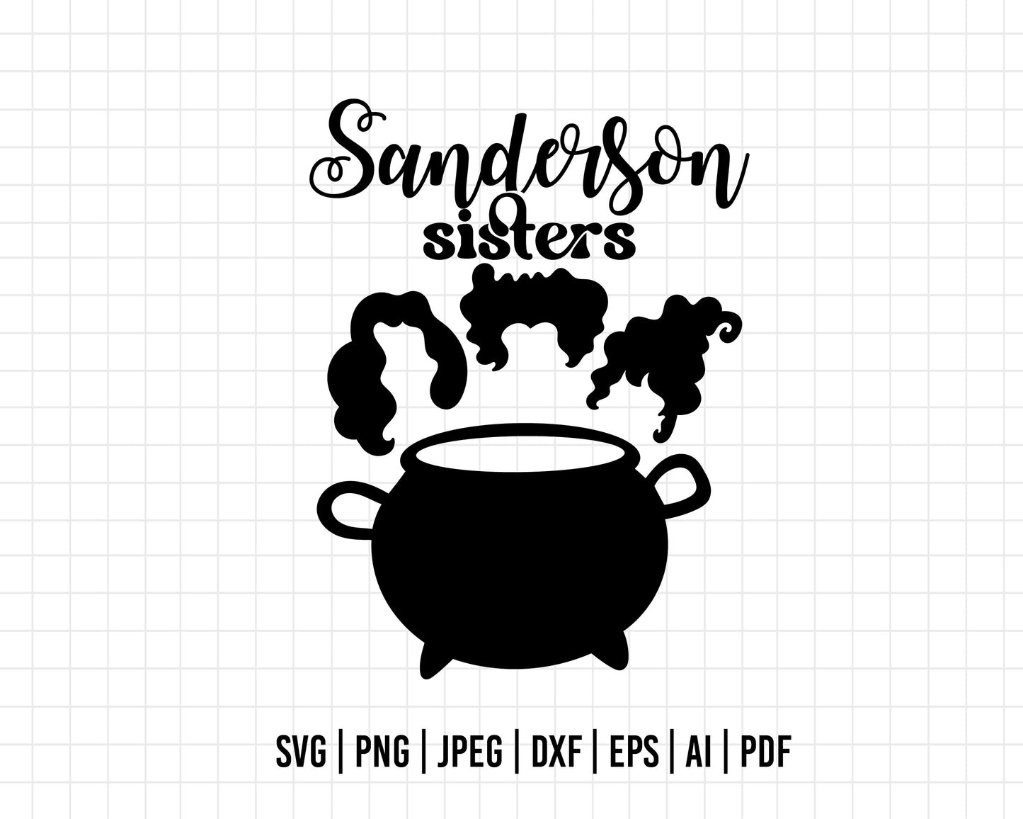 COD203- Sanderson sisters svg, Sanderson witches svg, Halloween svg, Trick Or Treat Svg, Disney svg