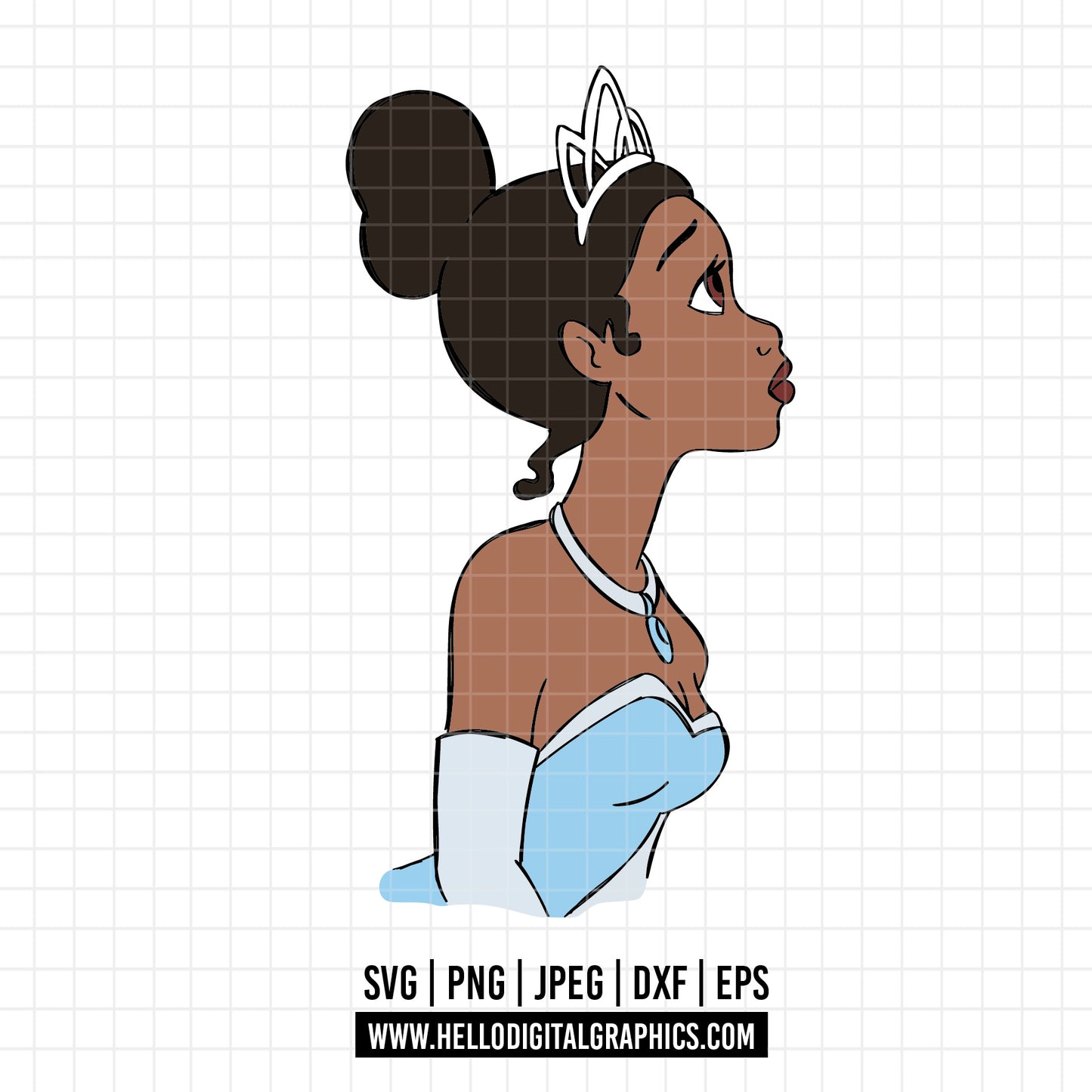 COD2041 - The frog and the Princess svg, tiana svg, frog svg, Princess Hello COD2041 - The frog and the Princess svg, tiana svg, frog svg, Princess Hello