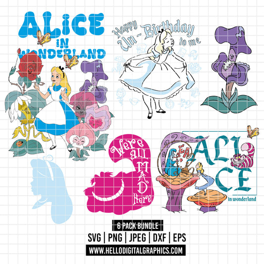 COD2122 - Alice in wonderland svg, Alice sketch svg, disney svg, Silhouette, Cricut