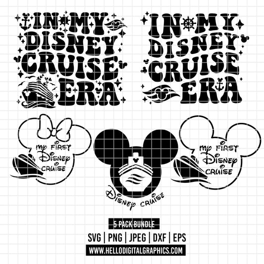 COD2169- In my disney cruise era svg, Cruise SVG, Mickey Cruise PNG Clipart,  Cruise ship svg, Mouse Cruise Ship