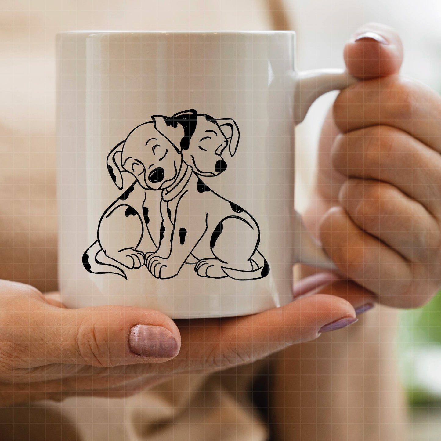 COD2175 - Dalmatian svg, dog svg, dalmatian cut file, puppy outline svg, disney svg