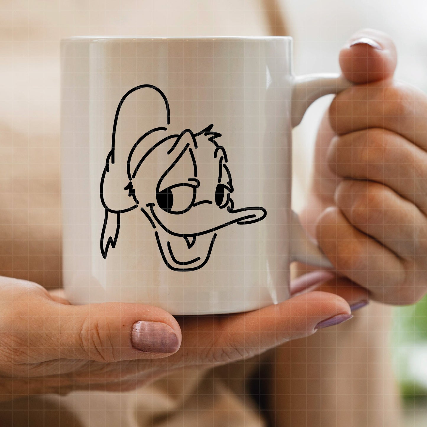 COD2181 - Donald Svg, Retro Donald Svg, Magical Kingdom Svg, Png File For Sublimation
