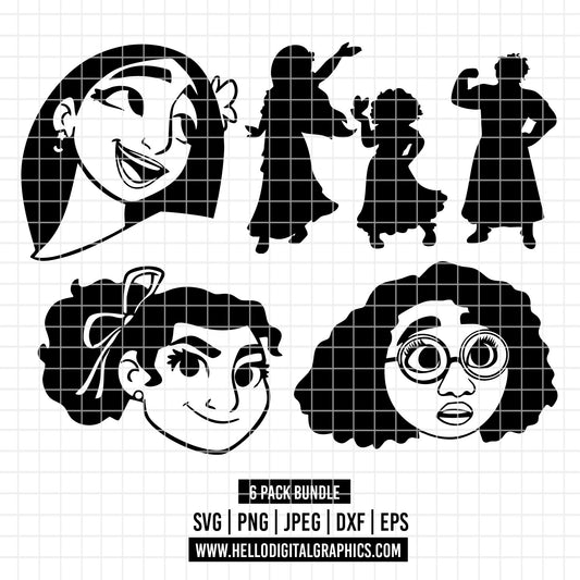 COD2186 - Isabela Madrigal PNG, Isabela Madrigal svg, sublimation PNG, Encanto iron on, Coloring Pages svg