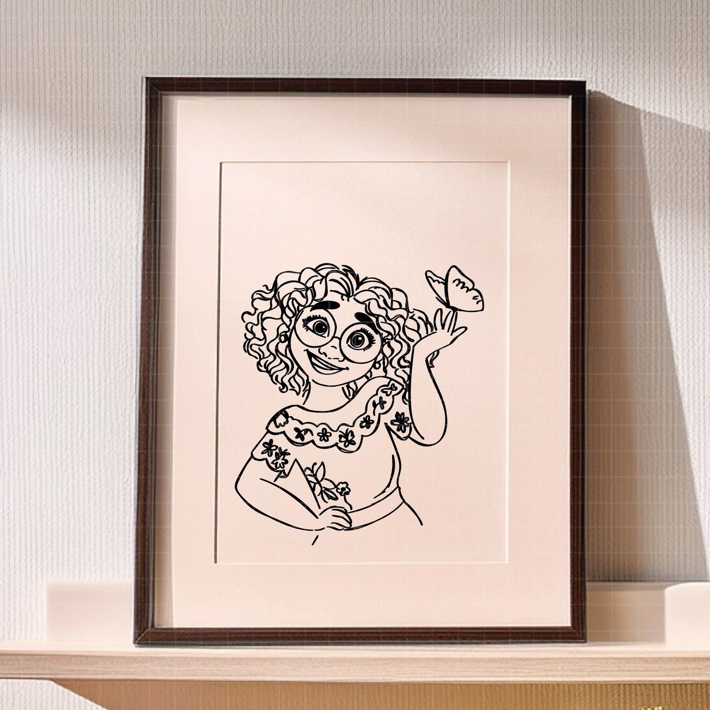 COD2187 - Isabela Madrigal PNG, Isabela Madrigal svg, sublimation PNG, Encanto iron on, Coloring Pages svg