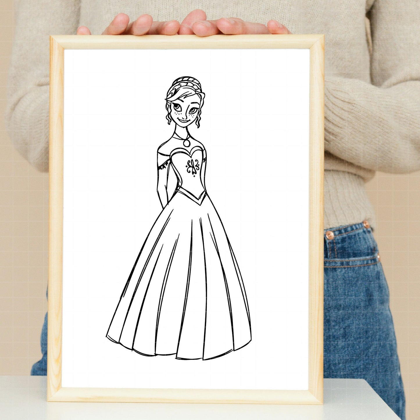 COD2192 - Frozen svg, Elsa svg, Anna svg, Winter elsa cut files for cricut silhouette, Princess svg, Disney svg