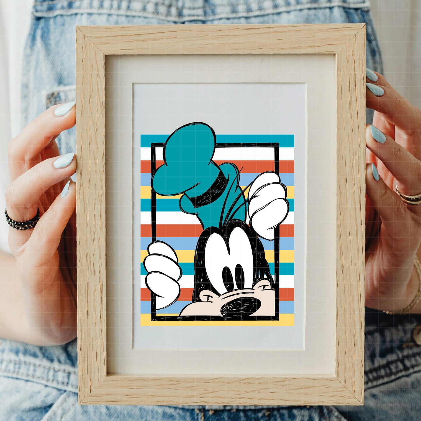 COD2194 - Checkered Goofy png, goofy clipart, goofy svg, goofy pack bundle, goofy dtf