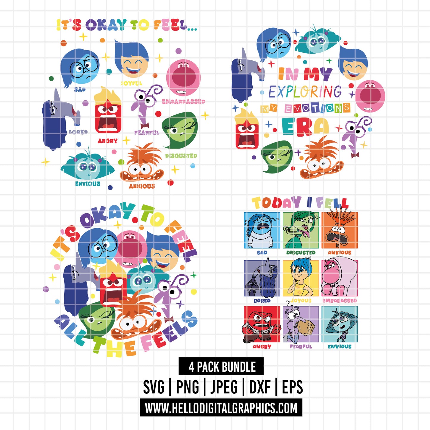 COD2200 -  inside out party clipart, svg, inside out svg, inside out t shirt svg, Anxiety Inside Out 2 svg, Inside Out 2 Clipart