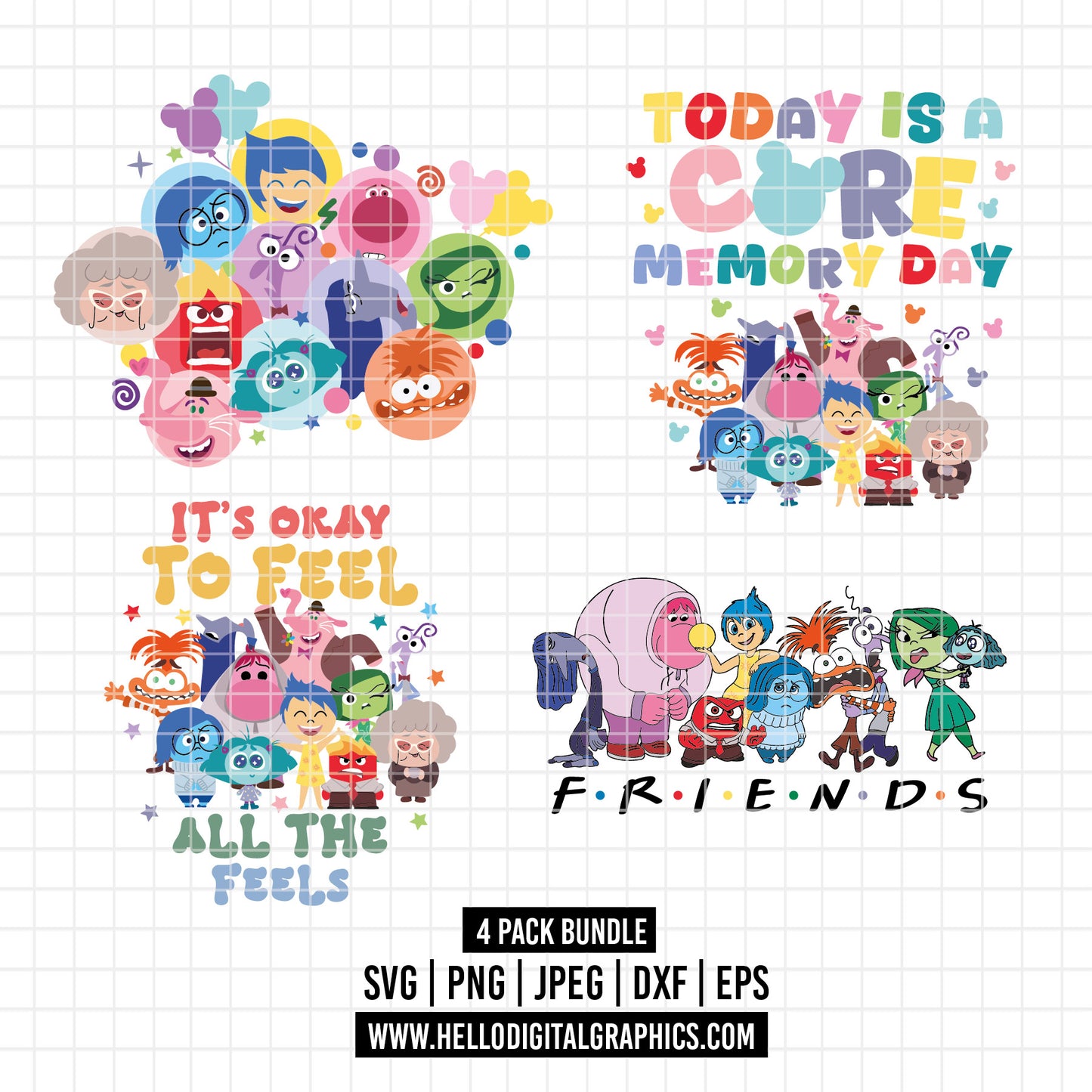 COD2201 -  inside out party clipart, svg, inside out svg, inside out t shirt svg, Anxiety Inside Out 2 svg, Inside Out 2 Clipart