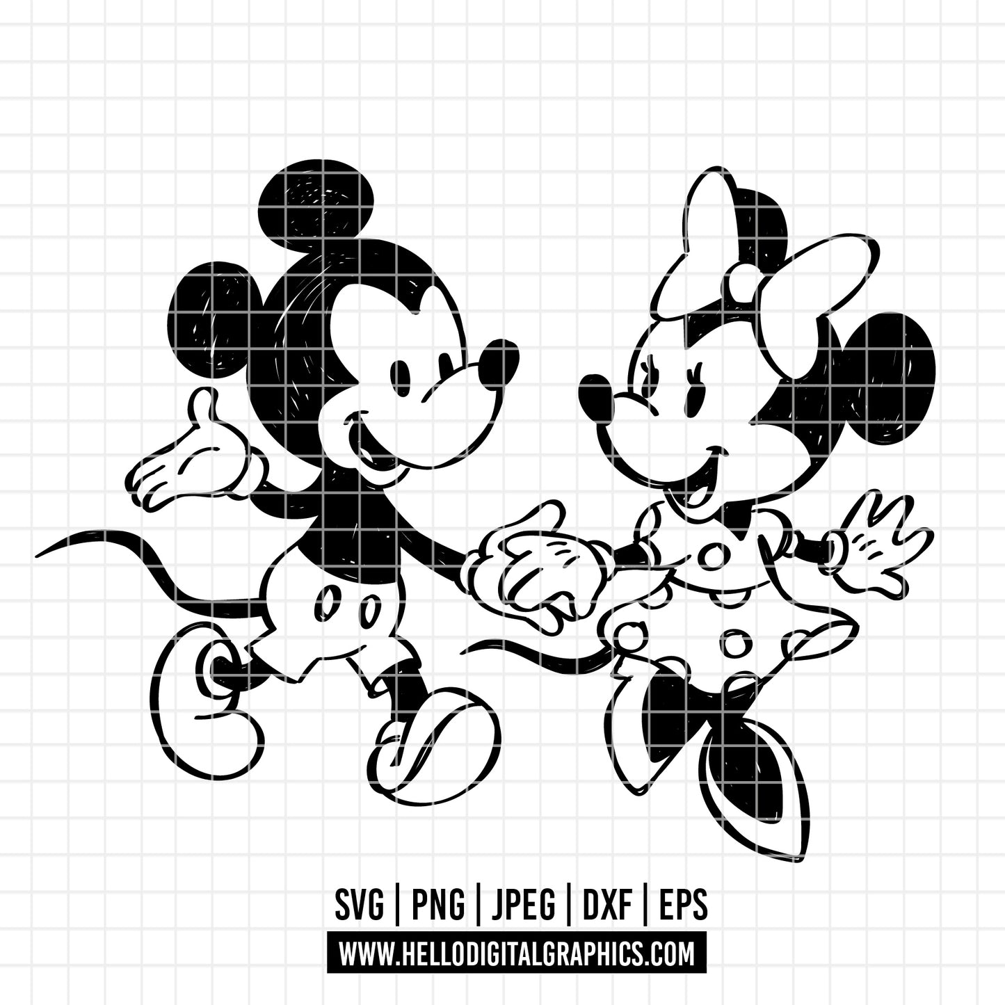 COD2235 - Mickey sketch svg, Mickey outline Svg, Disney svg, Magical svg, Mickey face svg