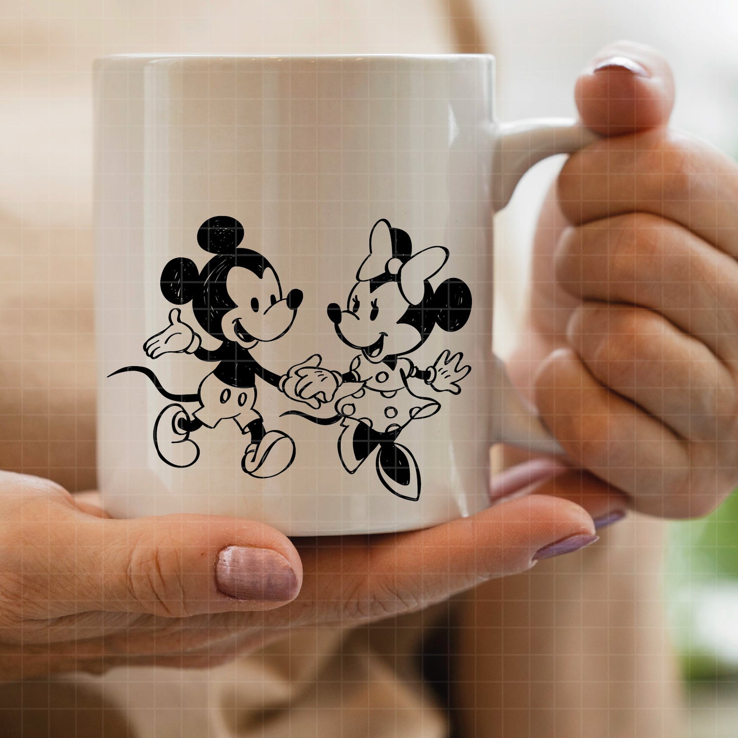 COD2235 - Mickey sketch svg, Mickey outline Svg, Disney svg, Magical svg, Mickey face svg