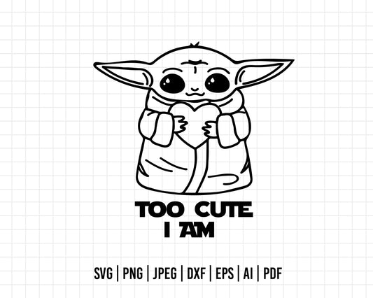 COD232- Yoda svg, baby yoda svg, Star Wars svg, Darth Vader Silhouettes svg, Darth Vader svg