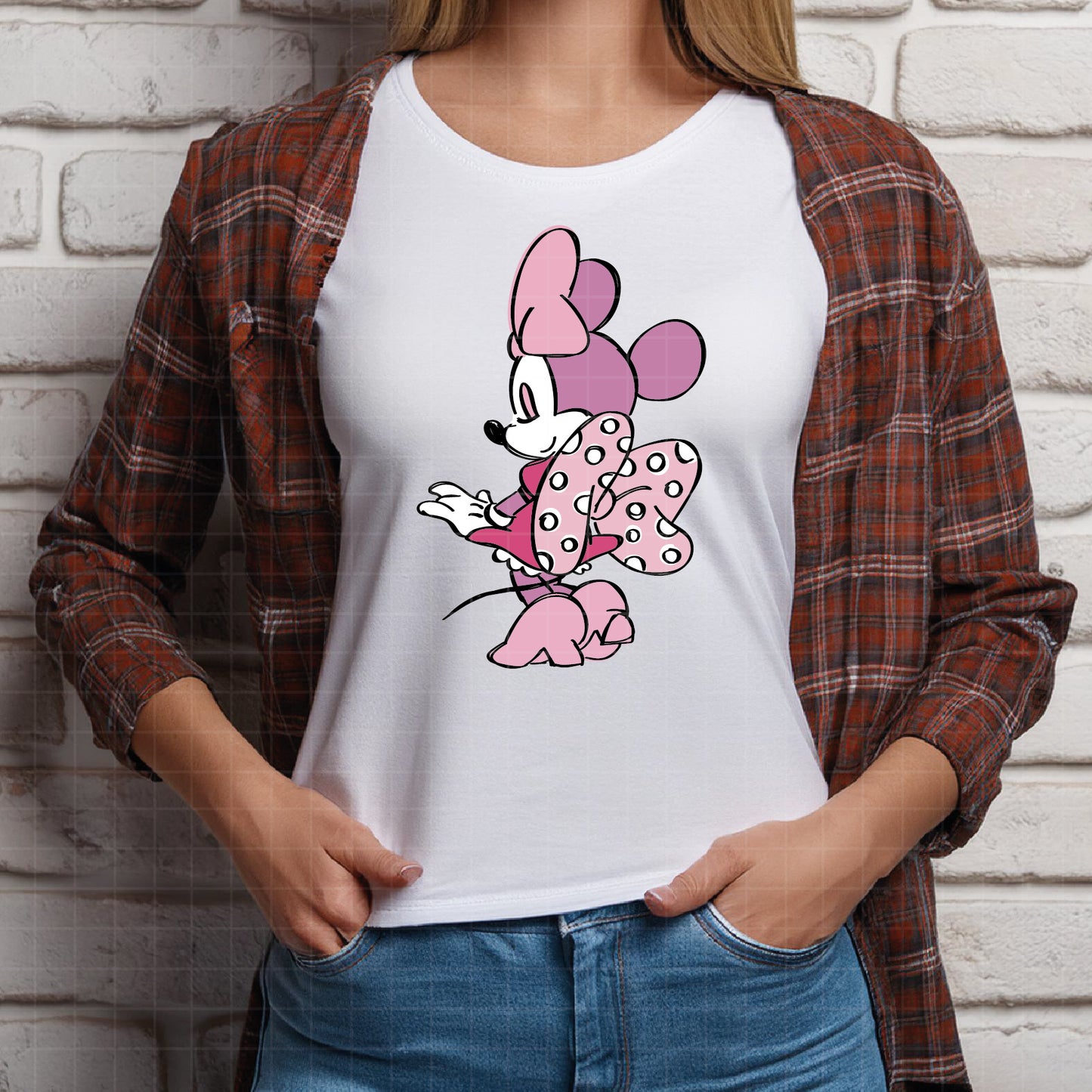 COD2333 -  Minnie mouse svg, Disney svg, minnie svg, Silhouette, Cricut, minnie dtf