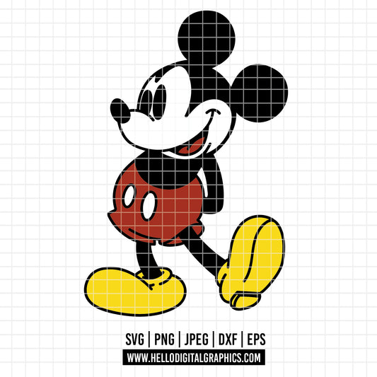 COD2337 - Mickey sketch svg, Mickey outline Svg, Disney svg, Magical svg, Mickey face svg