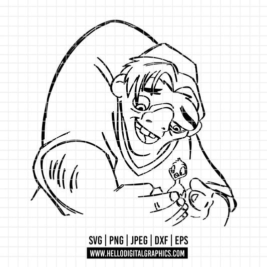 COD2339 - The Hunchback of Notre Dame svg, The Hunchback of Notre Dame cricut, cut files