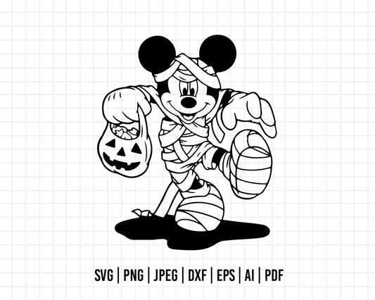 COD234- Halloween Mickey Svg, Trick Or Treat Svg, Halloween svg, Mickey svg, Disney svg