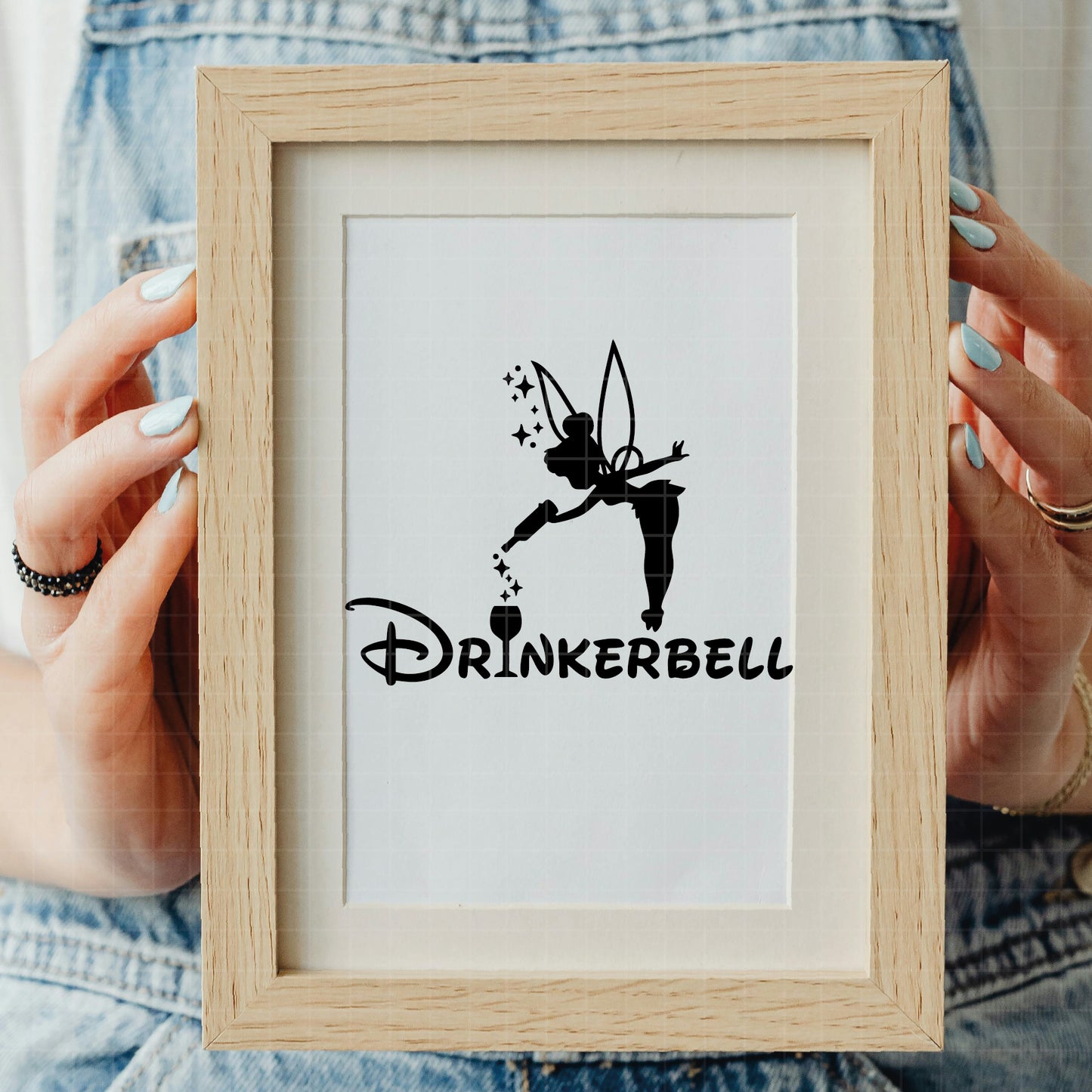 COD2356 - Drinkerbell svg,  Never grow up svg, peter pan svg, disney svg, tinker bell svg, cricut, silhouette