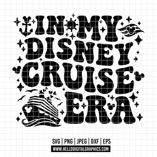 COD2357- In my disney cruise era svg, Cruise SVG, Mickey Cruise PNG Clipart,  Cruise ship svg, Mouse Cruise Ship