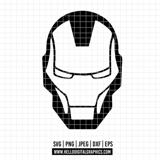 COD2358- Iron man svg, iron man clipart, iron man clipart, super hero svg, iron man silhouette