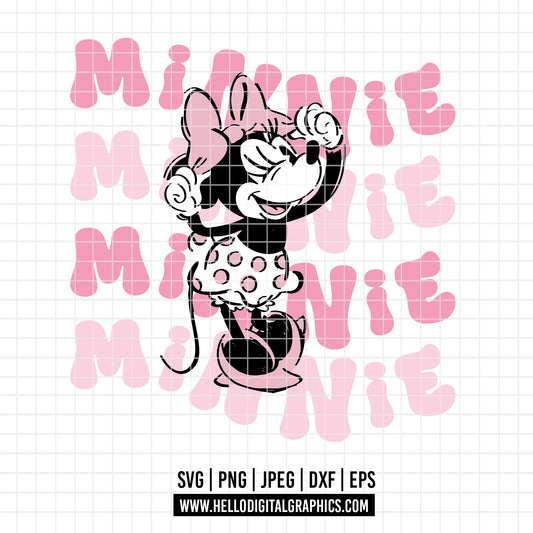 COD2361 - Minnie and daisy svg, Disney svg, disneyland t shirt svg, Disney svg, Silhouette, Cricut