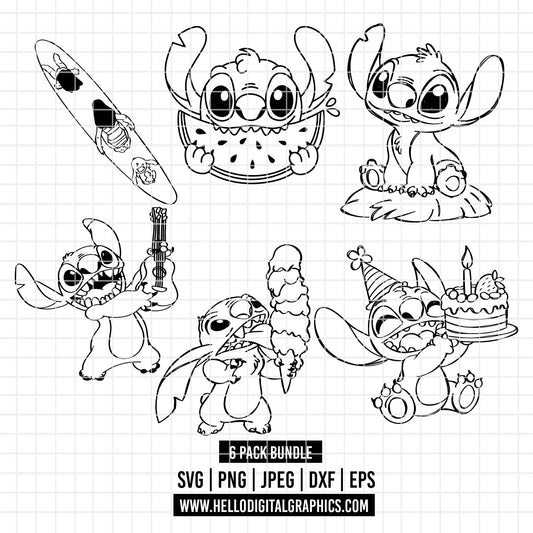 COD2379 - Lilo svg, Ohana svg, Stitch svg, Disney svg, Cricut, Silhouette, Ohana means family svg
