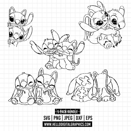 COD2380 - Lilo svg, Ohana svg, Stitch svg, Disney svg, Cricut, Silhouette, Ohana means family svg