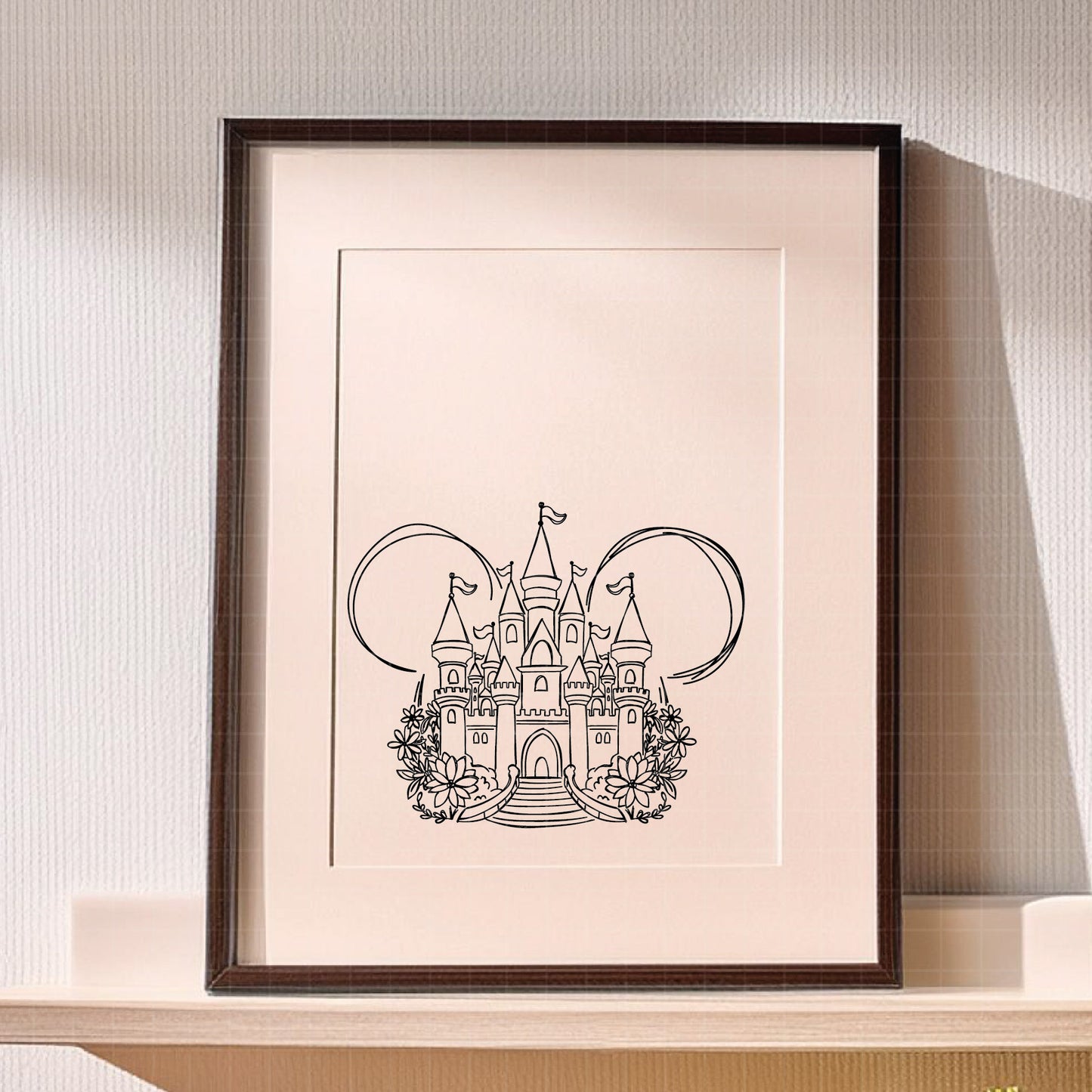 COD2399 - Castle svg, disney castle svg, disney svg, tinker bell svg, cricut, silhouette