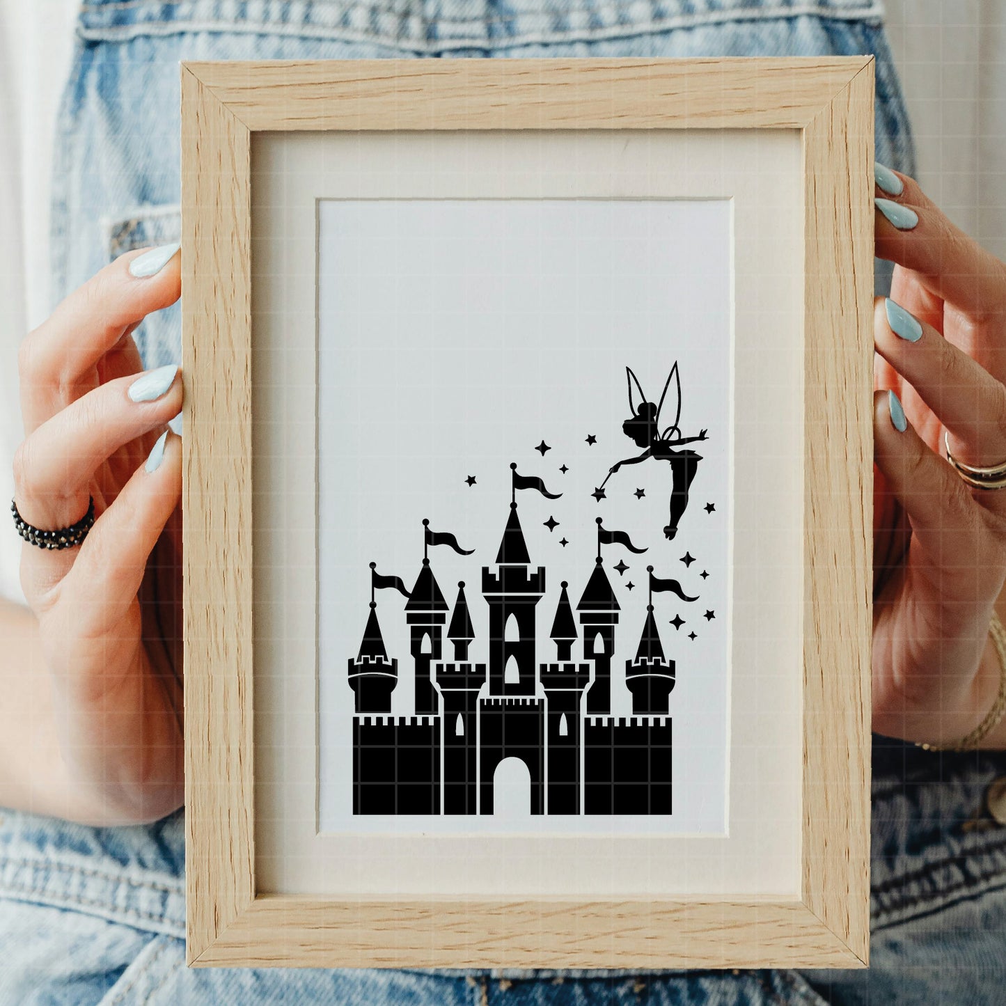 COD2400 - Castle svg, disney castle svg, disney svg, tinker bell svg, cricut, silhouette