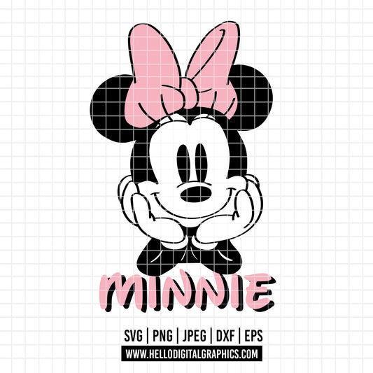 COD2402 - Minnie tinker bell svg, Minnie svg, Spring svg, Disney svg, disneyland t shirt svg, Disney svg, Silhouette, Cricut