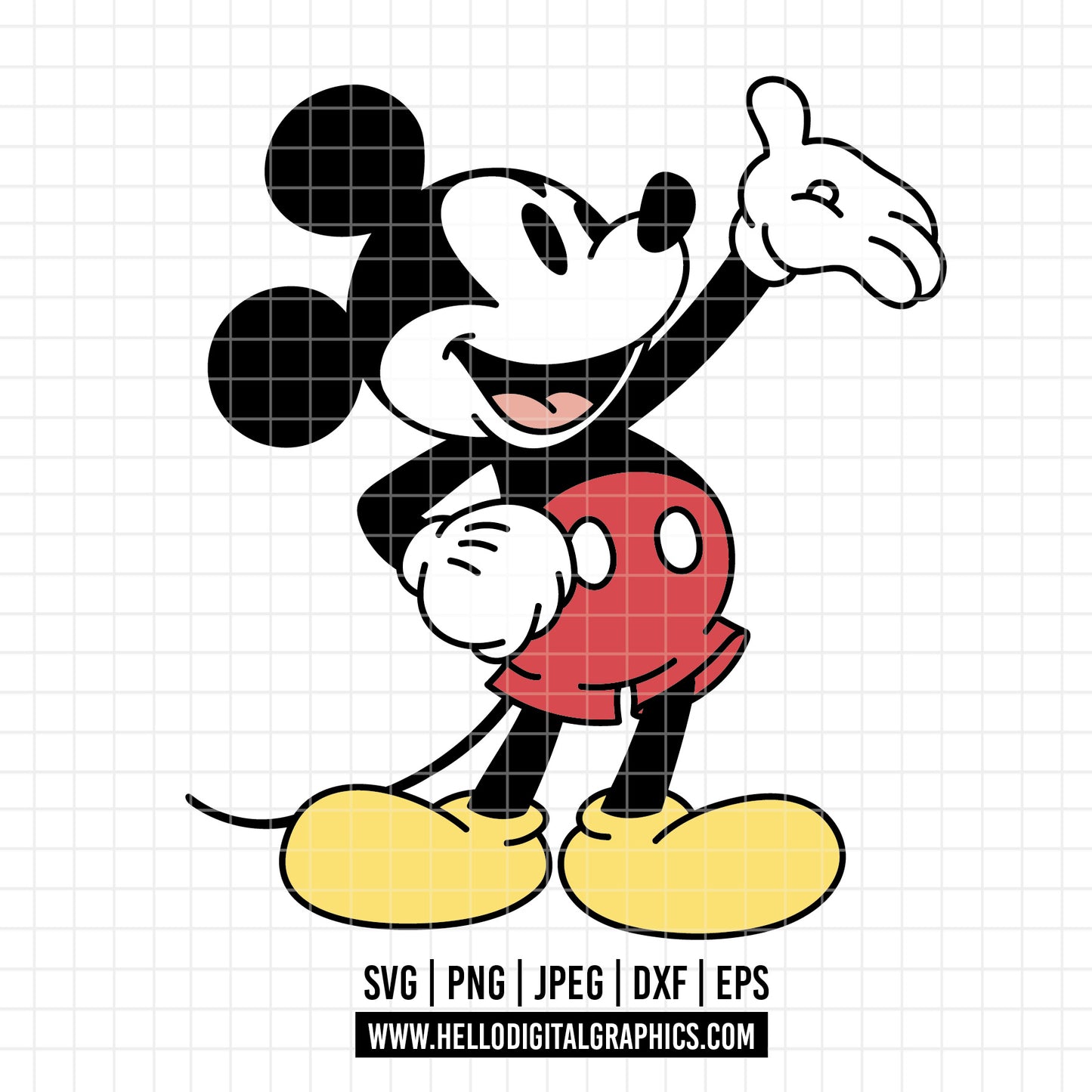 COD2404 - Mickey sketch svg, Mickey outline Svg, Disney svg, Magical svg, Mickey face svg