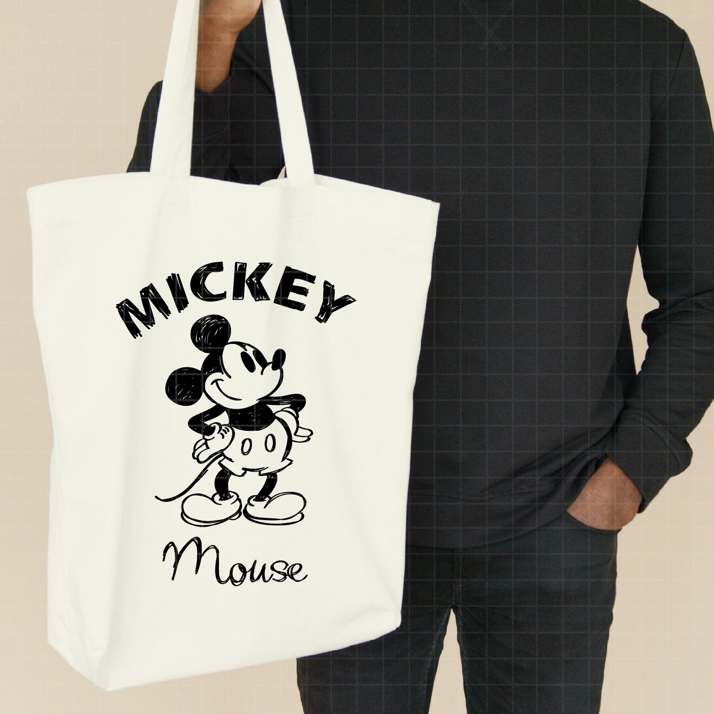 COD2408- Mickey sketch svg, Mickey outline Svg, Disney svg, Magical svg, Mickey face svg