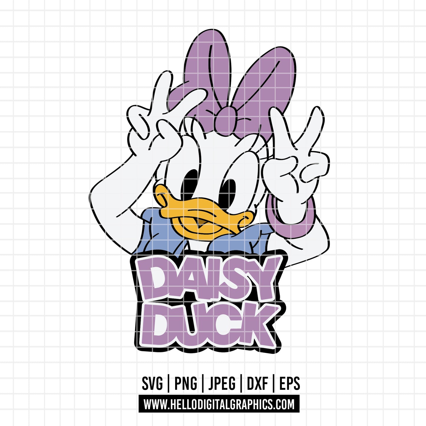 COD2411 - Daisy svg, Disney svg, mickey svg, minnie svg, Silhouette, Cricut